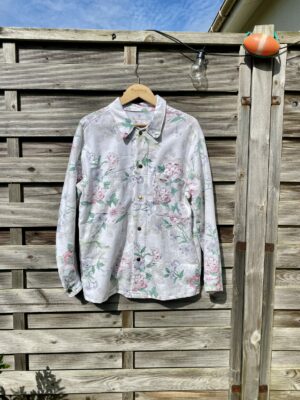 La chemise fleurie flanelle