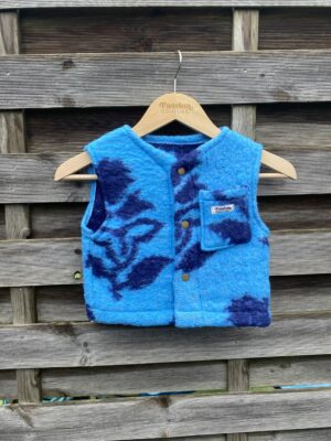 Le gilet enfant bleu électrique
