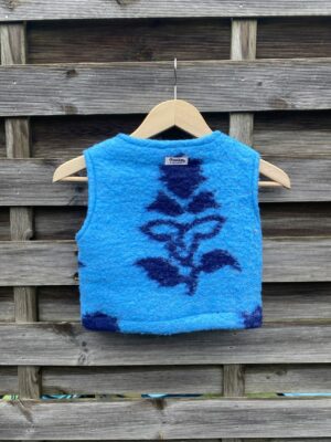 Le gilet enfant bleu électrique