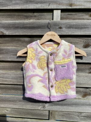 Le gilet mauve