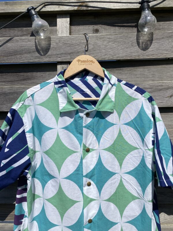 La chemise bleue palmier – Image 4