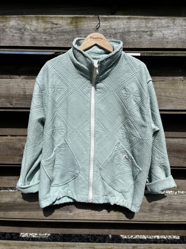 Le bomber turquoise