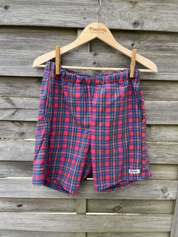 Le short carreaux rock
