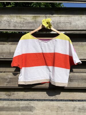 Le tee-shirt rayures