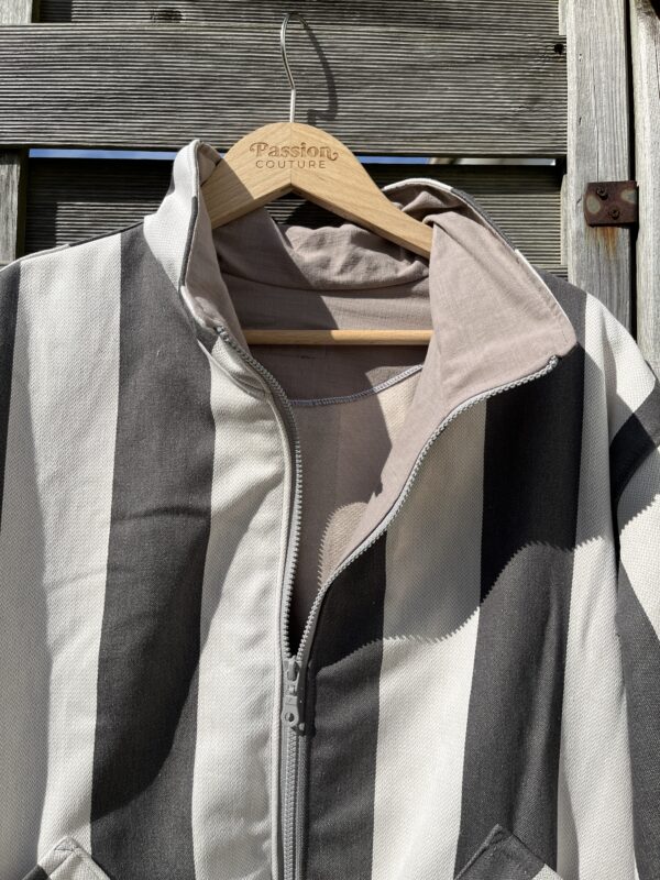Le bomber rayé gris – Image 3