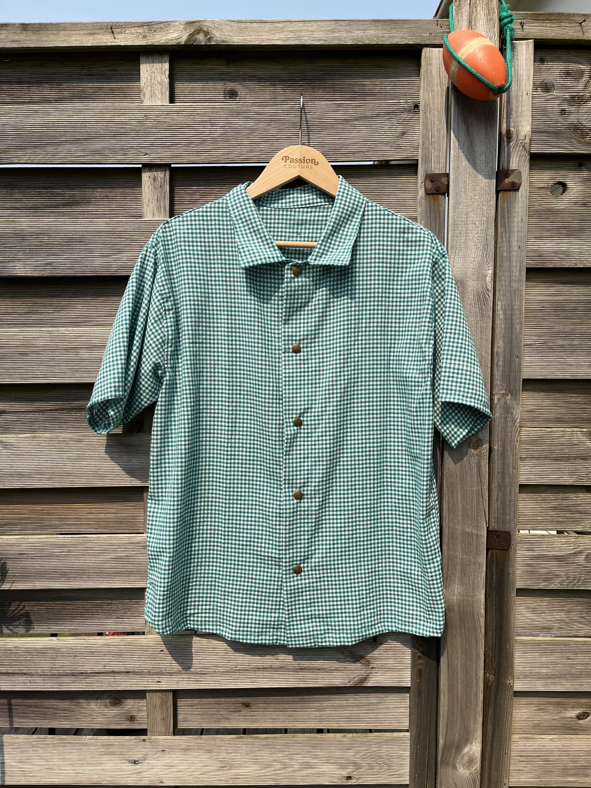 La chemisette vichy verte - S
