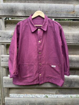 La veste ouvrière prune