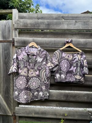 Le tee-shirt prune arabesque