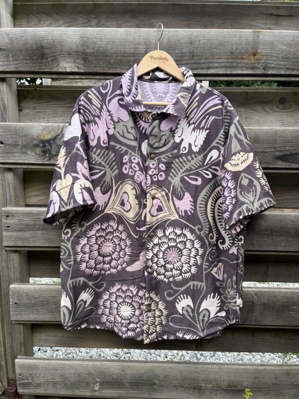 La chemisette prune arabesque - XL
