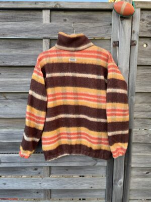 La polaire marron orange