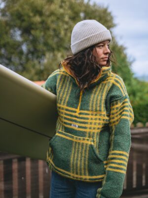 La polaire verte et jaune