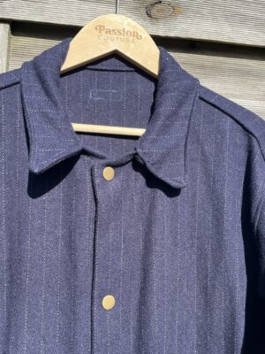 La veste ouvrière bleue marine