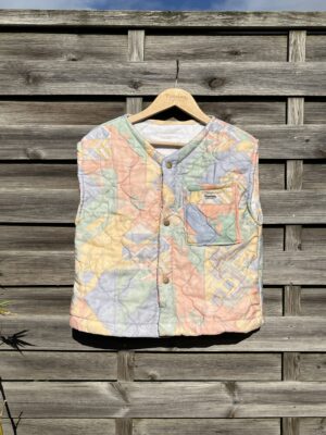 Le gilet pastel matelassé