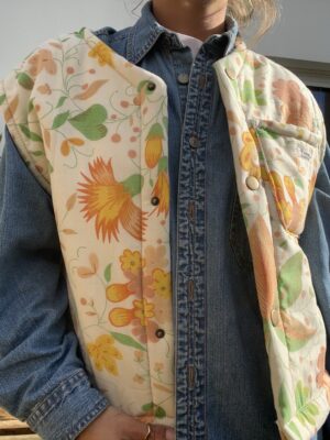 Le gilet orangé matelassé