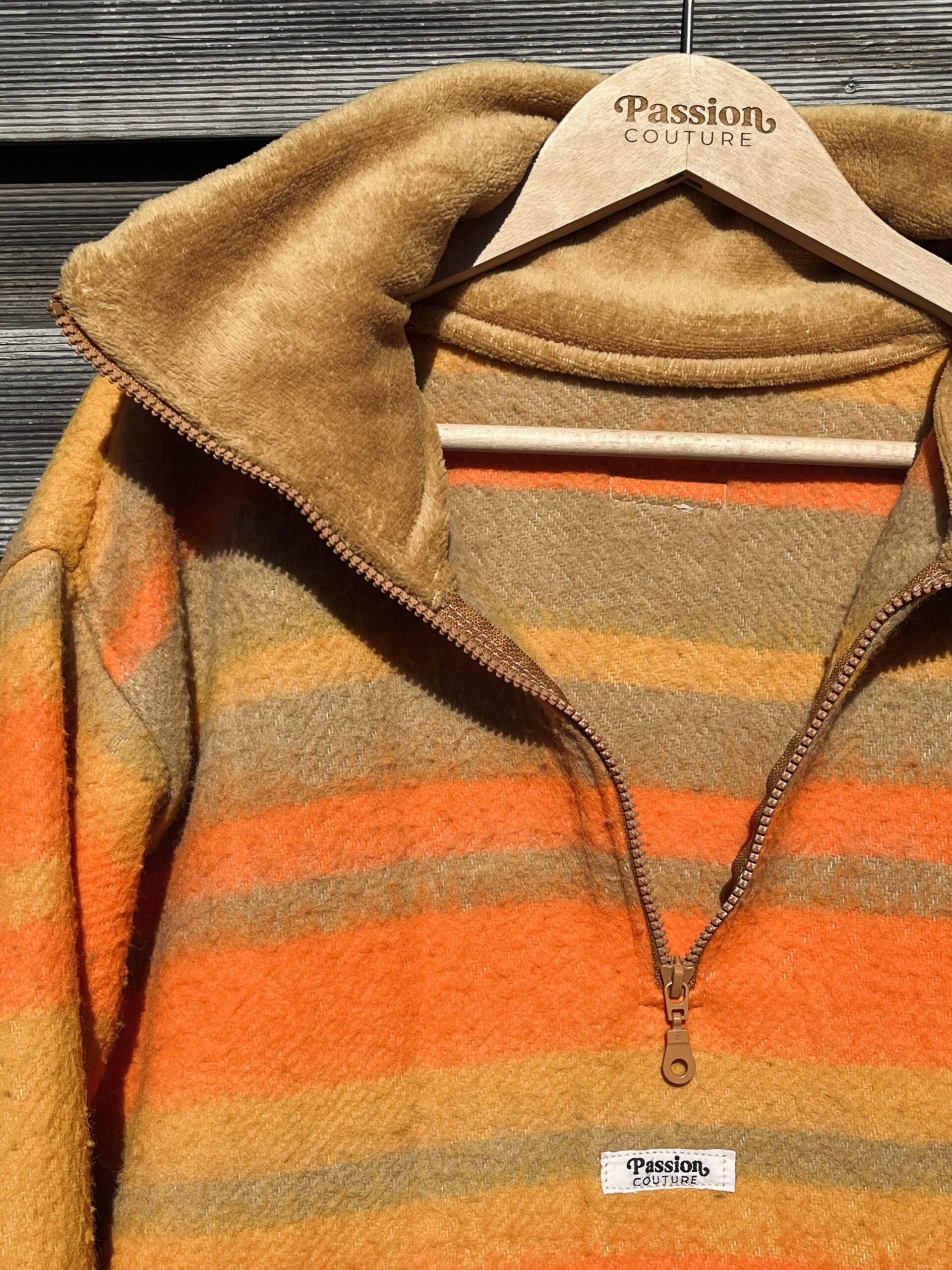 La polaire orange rayée – Image 2