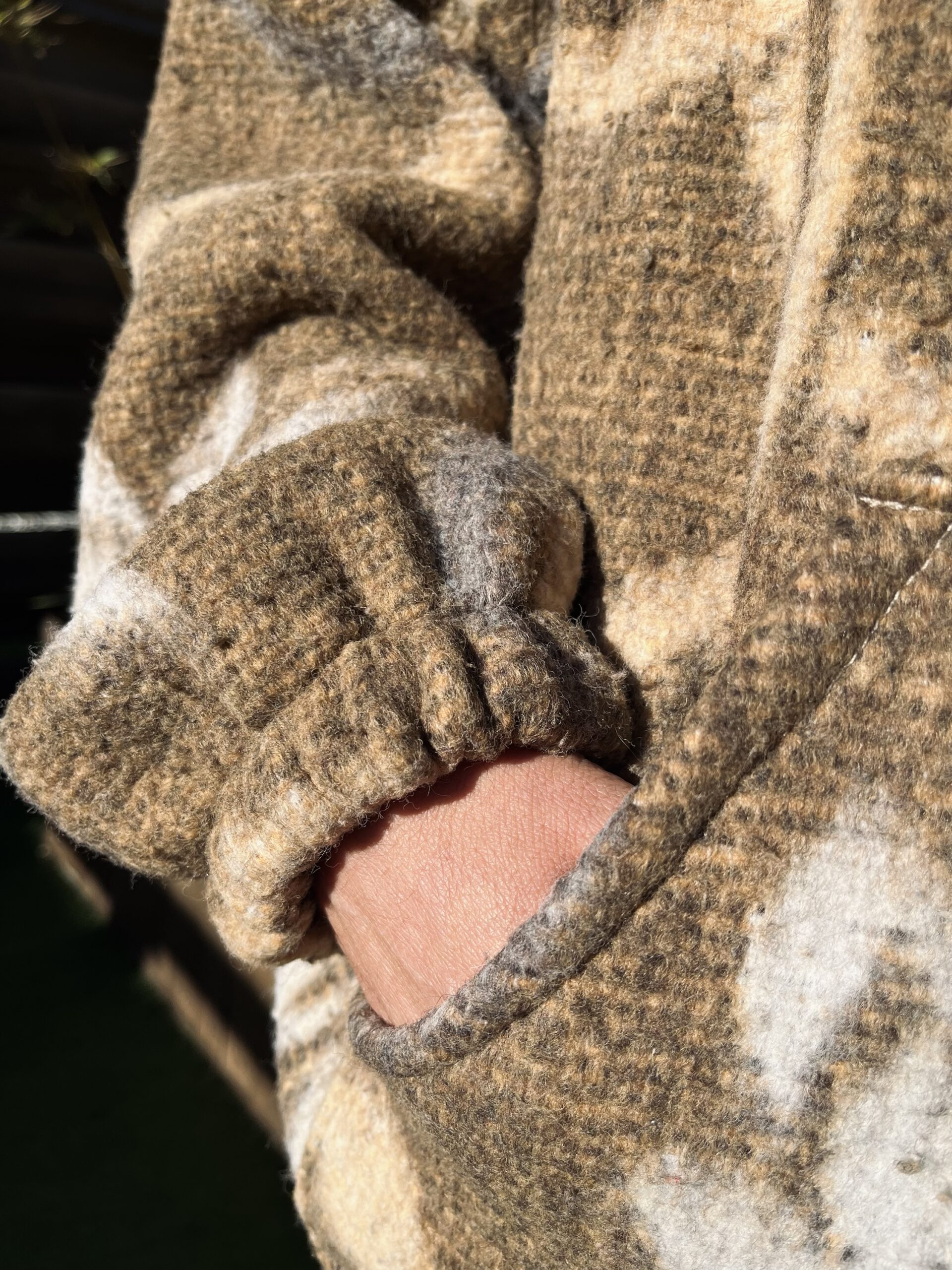 La polaire marron fleurie – Image 5