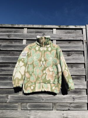 La polaire verte fleur