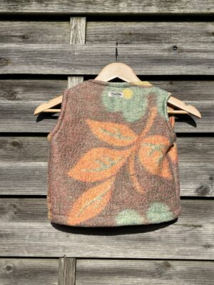 Le gilet enfant fleurs