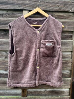 Le gilet marron moumoute