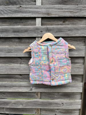 Le gilet enfant maxi doudoune rose