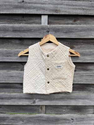 Le gilet enfant blanc