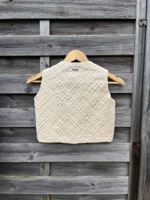 Le gilet enfant blanc