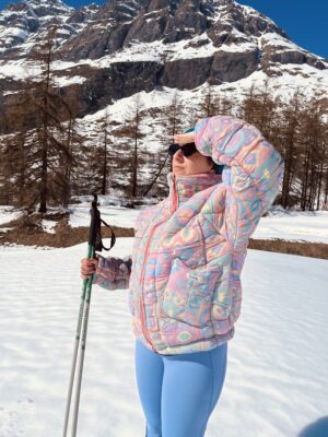 La maxi doudoune rose