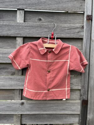 La chemisette enfant rouge carreaux