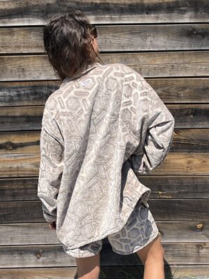 L’ensemble marron gris velours