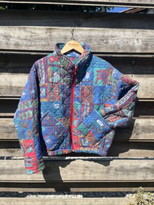 Le bomber bleu ethnic - taille S