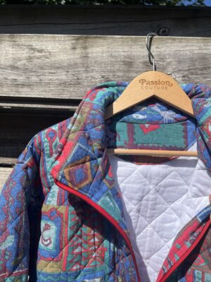 Le bomber bleu ethnic - taille S