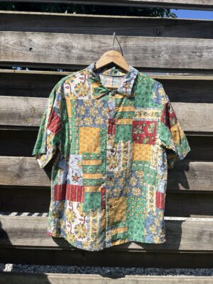 La chemisette verte patchwork