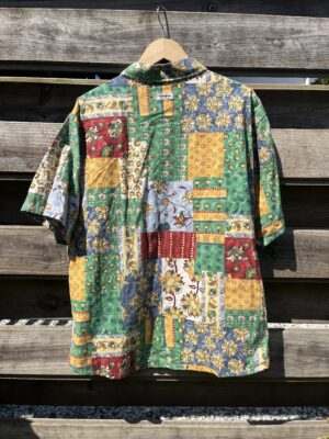 La chemisette verte patchwork
