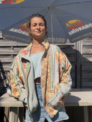 Le bomber orange ethnic
