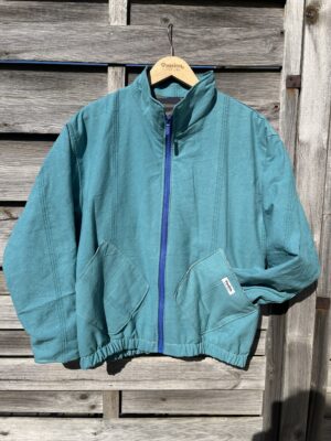 Le bomber turquoise